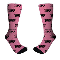 Thumbnail for Boeing 787 & Text Designed Socks