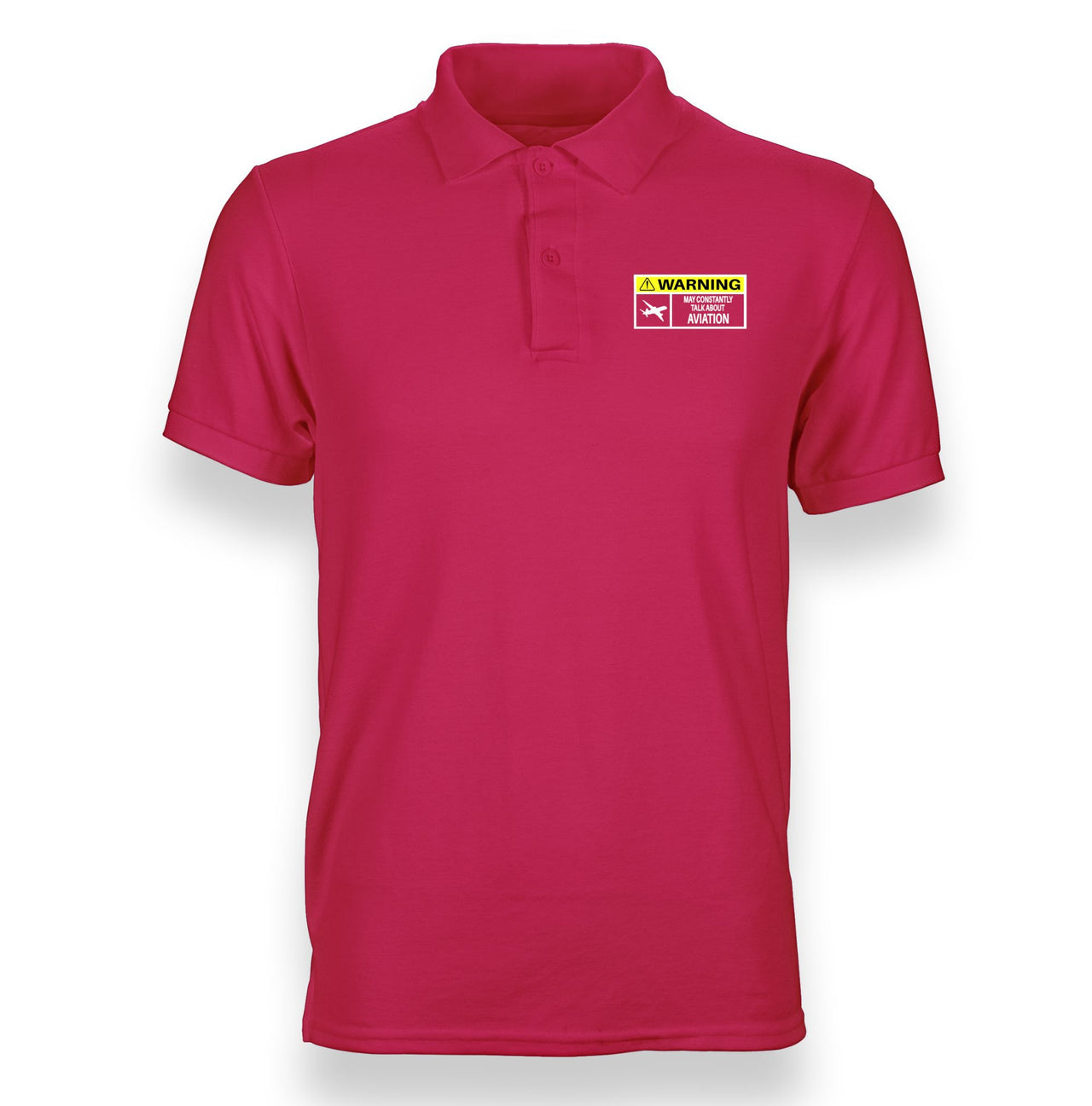 Warning May Constantly Talk About Aviation Designed "WOMEN" Polo T-Shirts