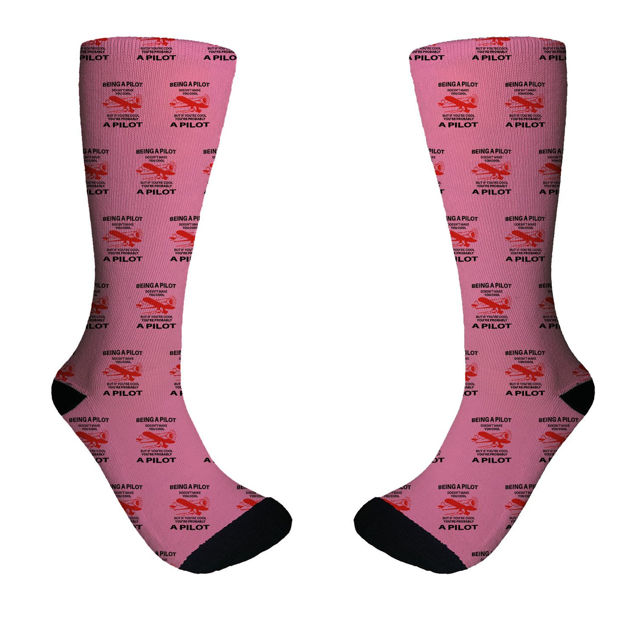 If You're Cool You're Probably a Pilot Designed Socks