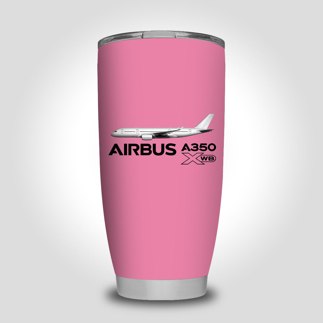 The Airbus A350 WXB Designed Tumbler Travel Mugs