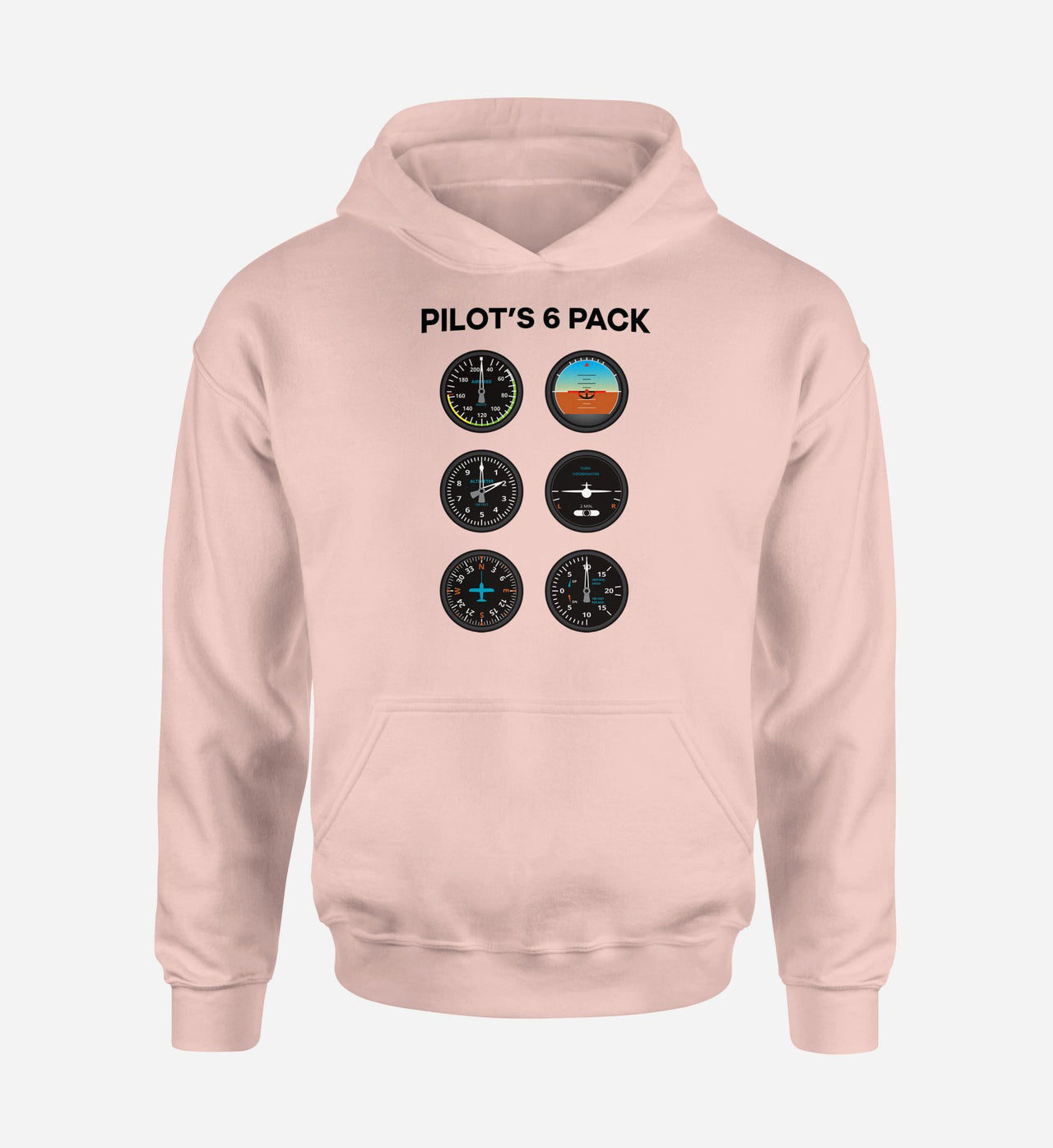 Pilot's 6 Pack Designed Hoodies