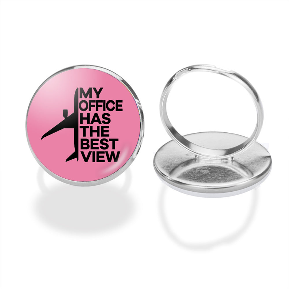 My Office Has The Best View Designed Rings
