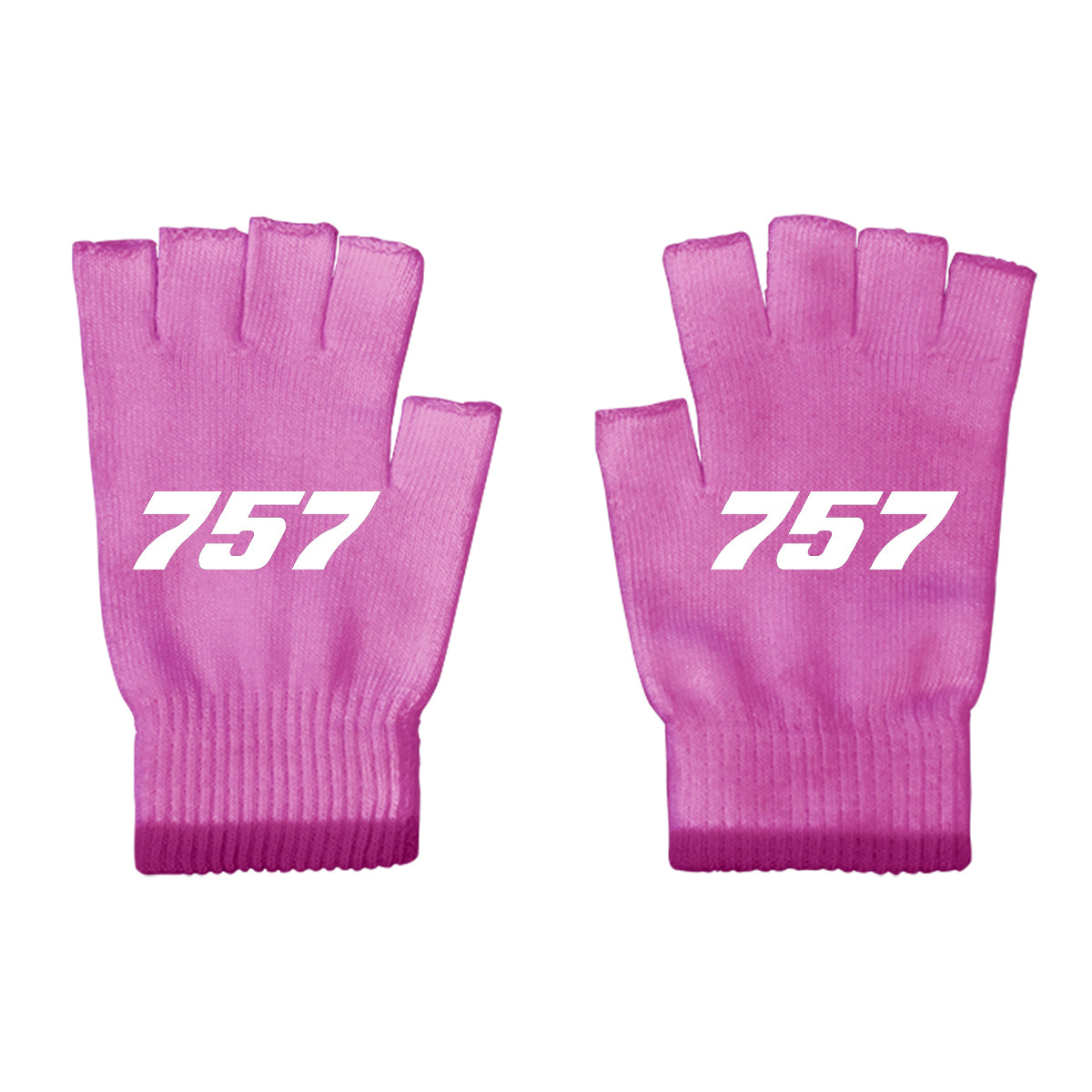 757 Flat Text Designed Cut Gloves