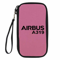 Thumbnail for Airbus A319 & Text Designed Travel Cases & Wallets