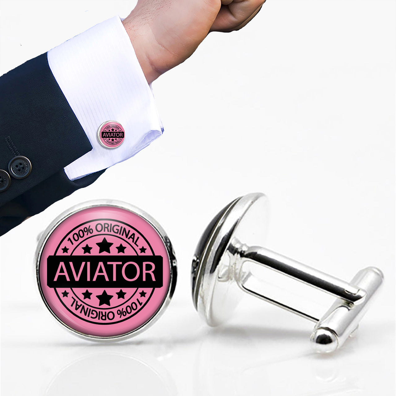 100 Original Aviator Designed Cuff Links
