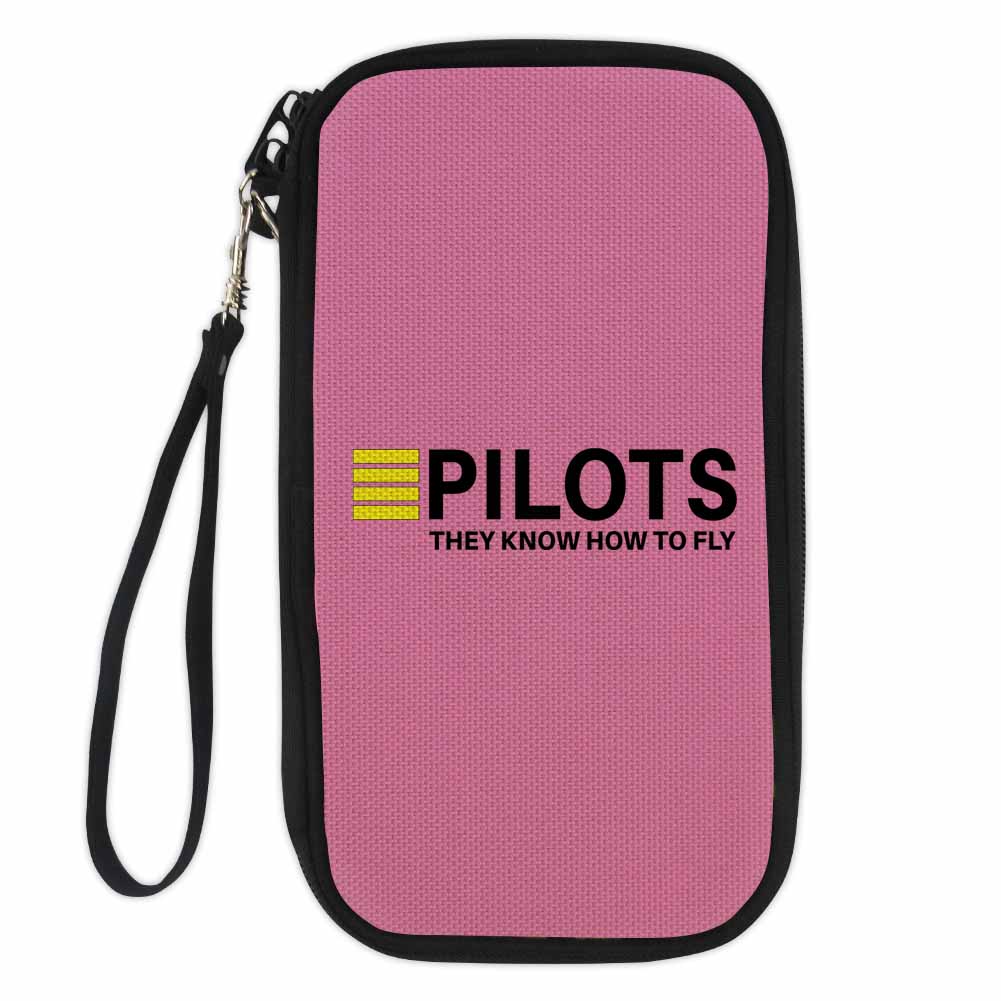 Pilots They Know How To Fly Designed Travel Cases & Wallets