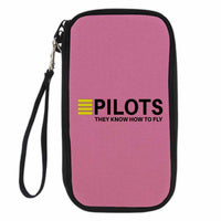 Thumbnail for Pilots They Know How To Fly Designed Travel Cases & Wallets