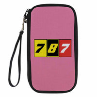 Thumbnail for Flat Colourful 787 Designed Travel Cases & Wallets