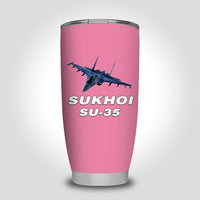 Thumbnail for The Sukhoi SU-35 Designed Tumbler Travel Mugs