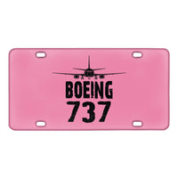 Thumbnail for Boeing 737 & Plane Designed Metal (License) Plates