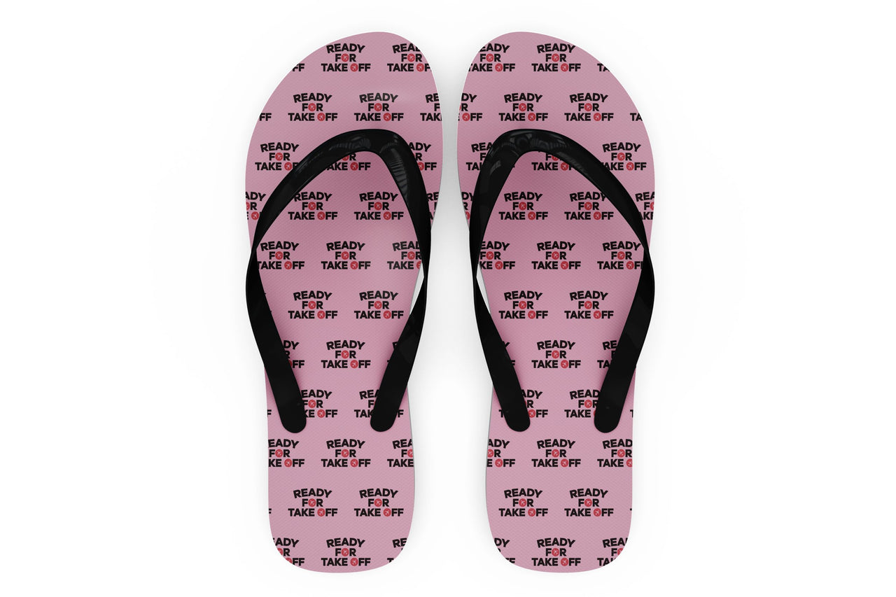 Ready For Takeoff Designed Slippers (Flip Flops)