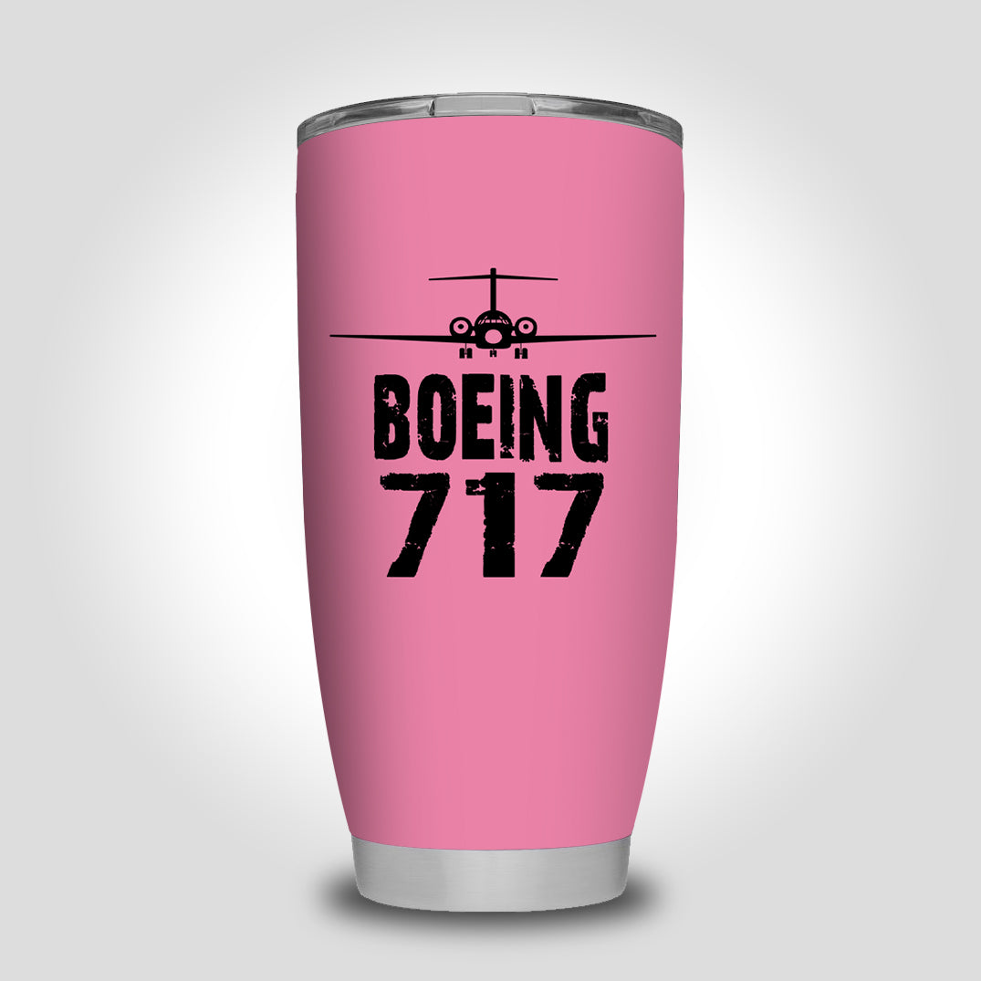 Boeing 717 & Plane Designed Tumbler Travel Mugs