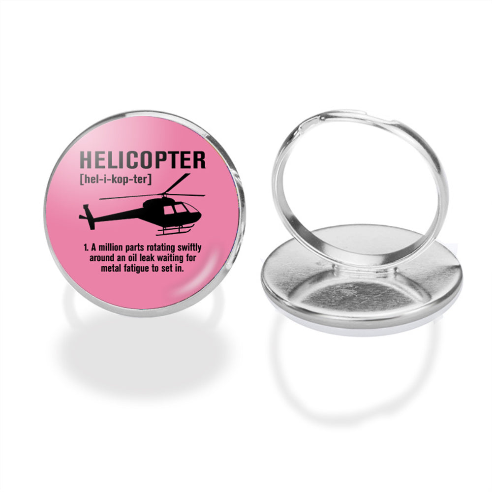 Helicopter [Noun] Designed Rings