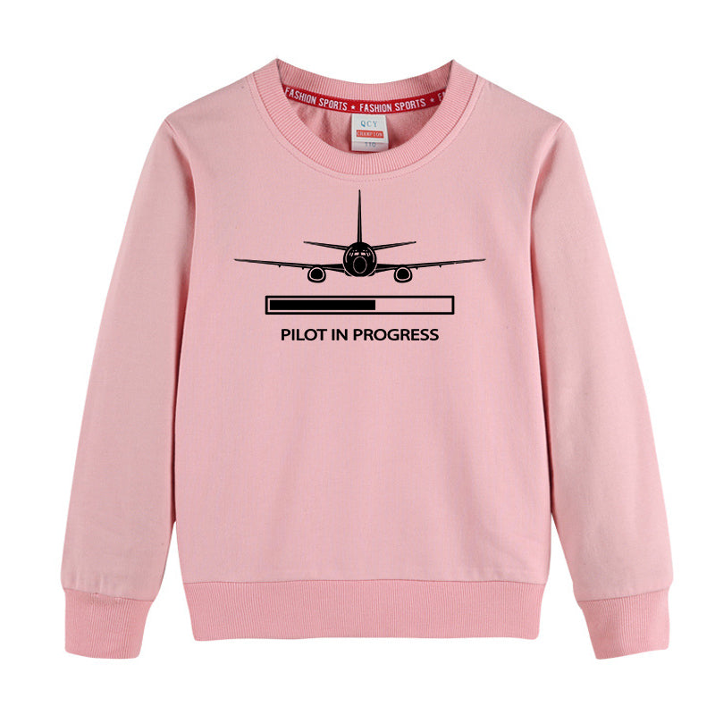 Pilot In Progress Designed "CHILDREN" Sweatshirts