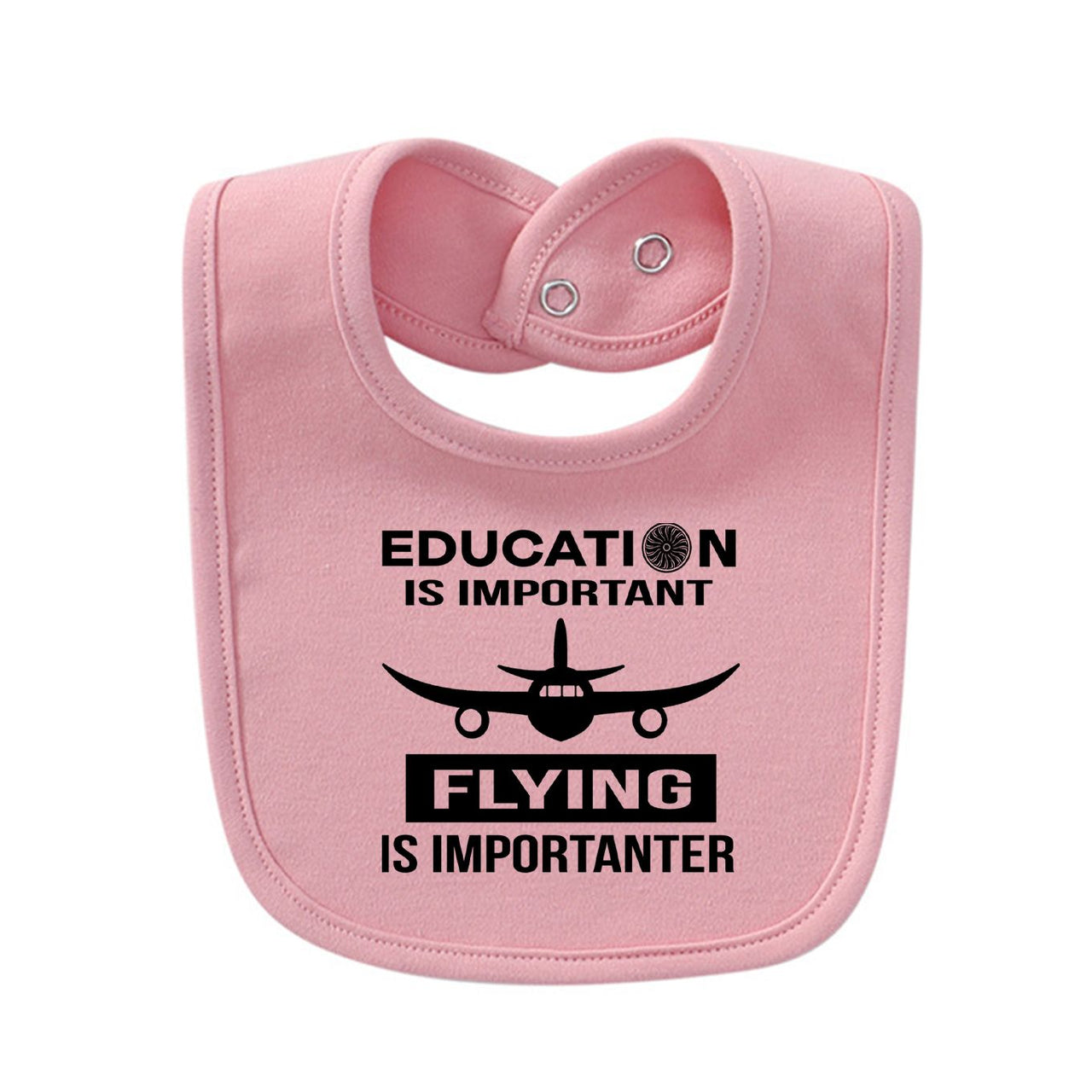 Flying is Importanter Designed Baby Saliva & Feeding Towels