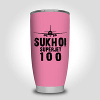 Thumbnail for Sukhoi Superjet 100 & Plane Designed Tumbler Travel Mugs