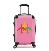 Thumbnail for Colourful 3 Airplanes Designed Cabin Size Luggages