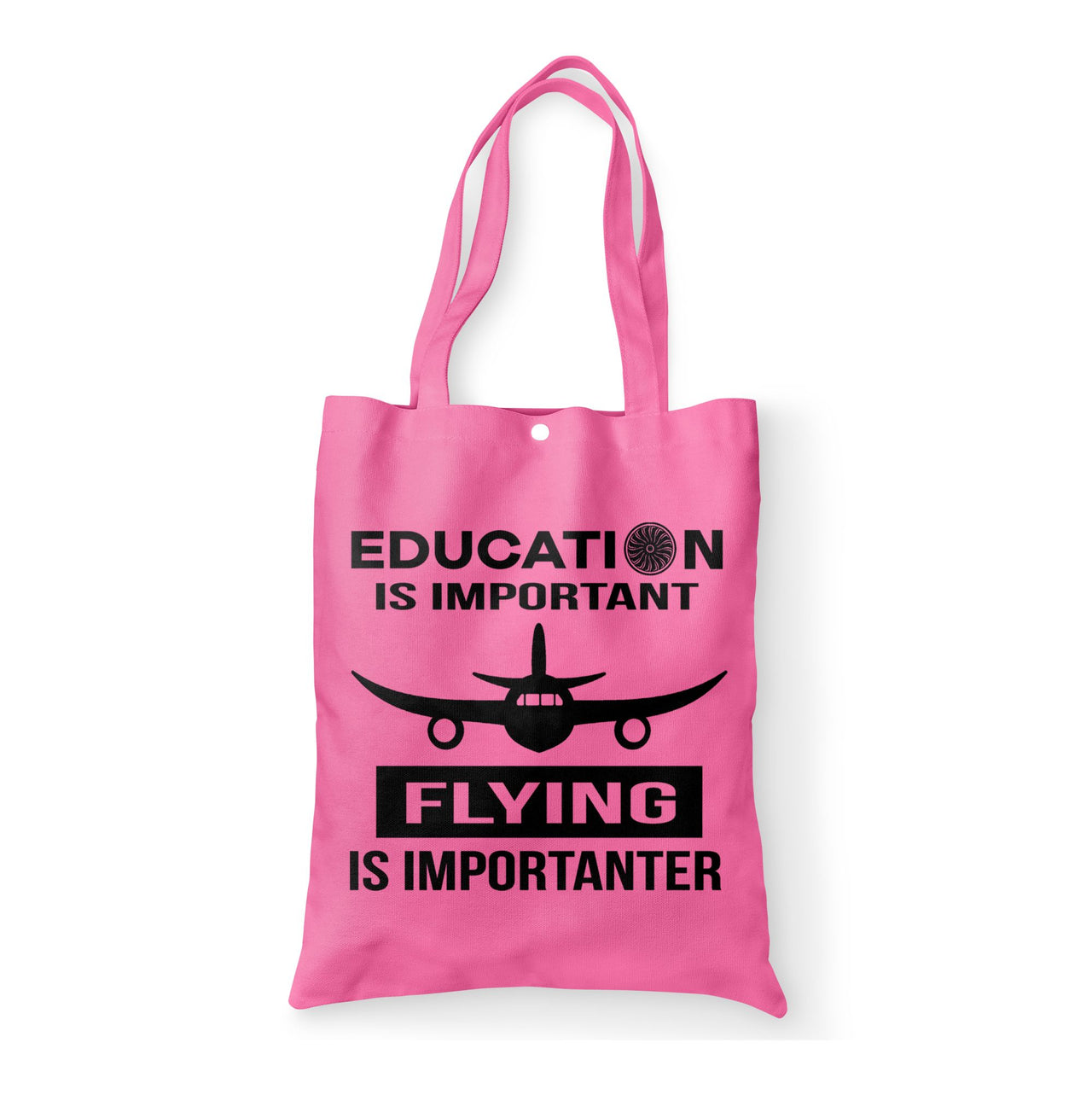 Flying is Importanter Designed Tote Bags