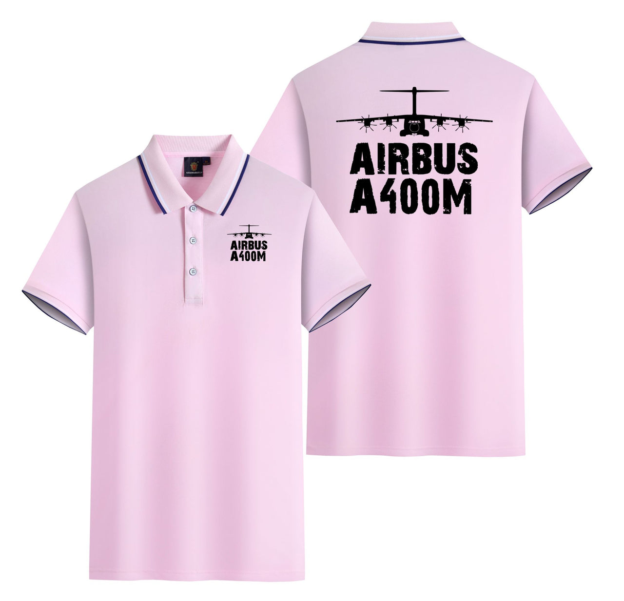 Airbus A400M & Plane Designed Stylish Polo T-Shirts (Double-Side)
