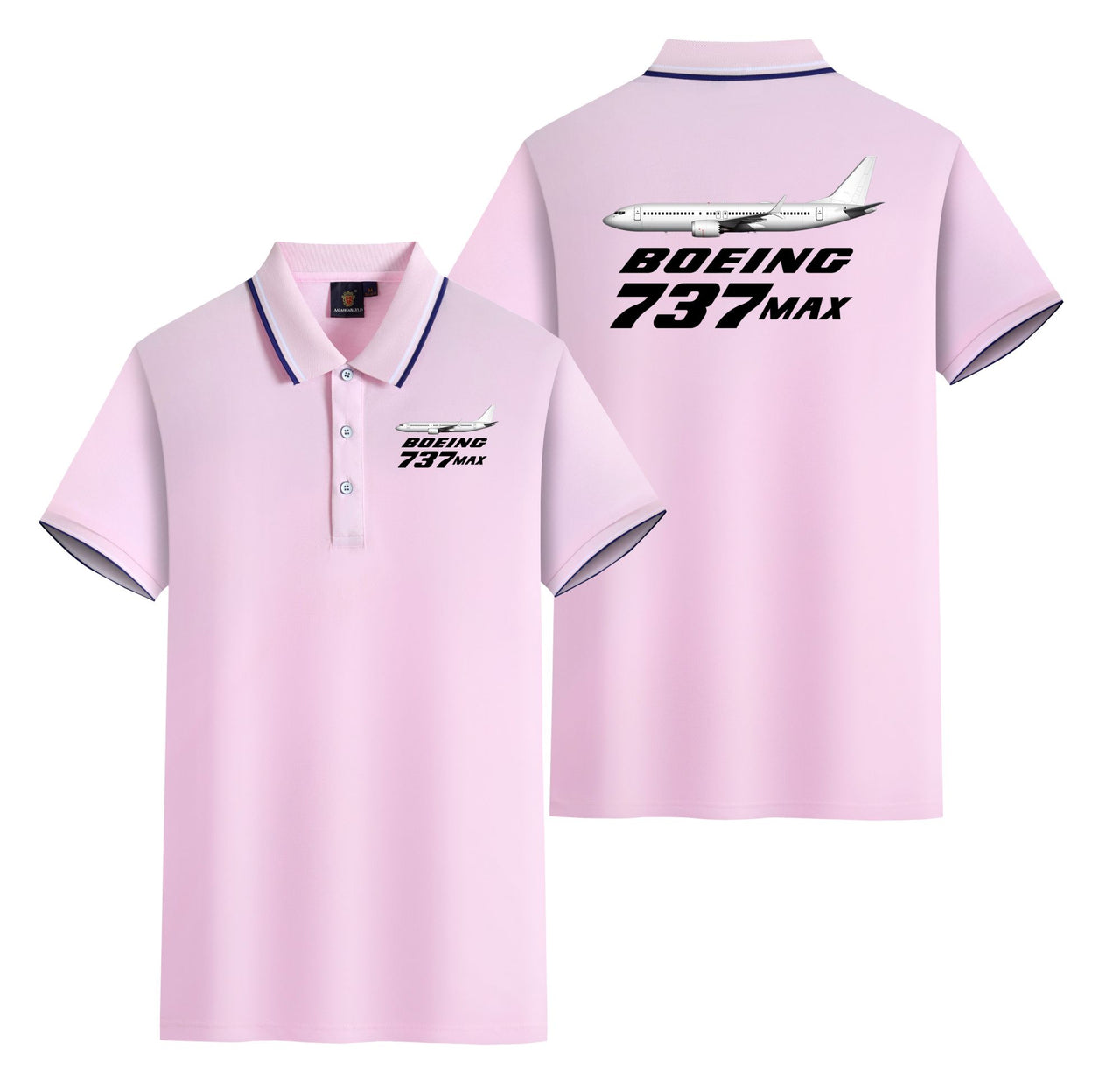 The Boeing 737Max Designed Stylish Polo T-Shirts (Double-Side)