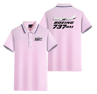 Thumbnail for The Boeing 737Max Designed Stylish Polo T-Shirts (Double-Side)