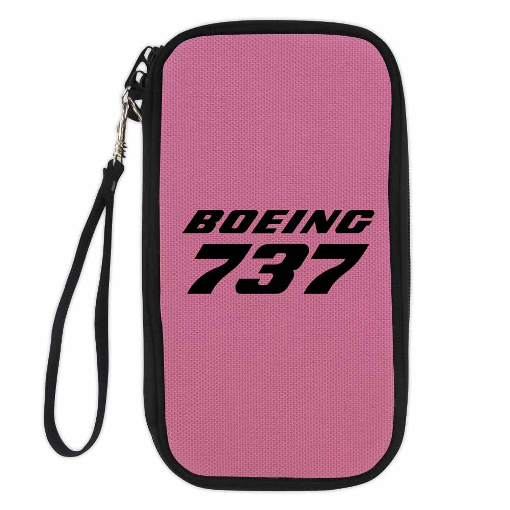 Boeing 737 & Text Designed Travel Cases & Wallets