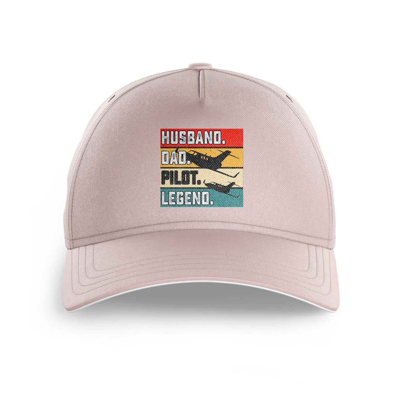 Husband & Dad & Pilot & Legend Printed Hats