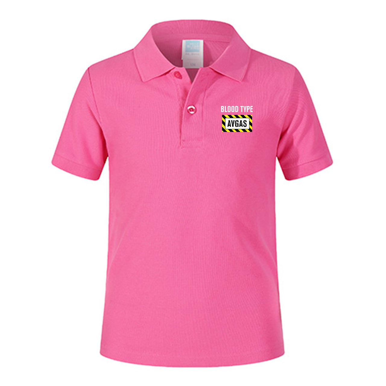 Blood Type AVGAS Designed Children Polo T-Shirts