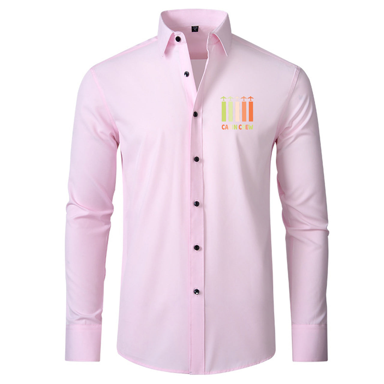 Colourful Cabin Crew Designed Long Sleeve Shirts