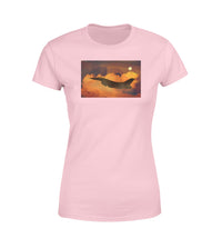 Thumbnail for Departing Fighter Jet 16 Designed Women T-Shirts