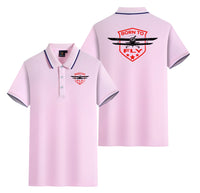 Thumbnail for Born To Fly Designed Designed Stylish Polo T-Shirts (Double-Side)
