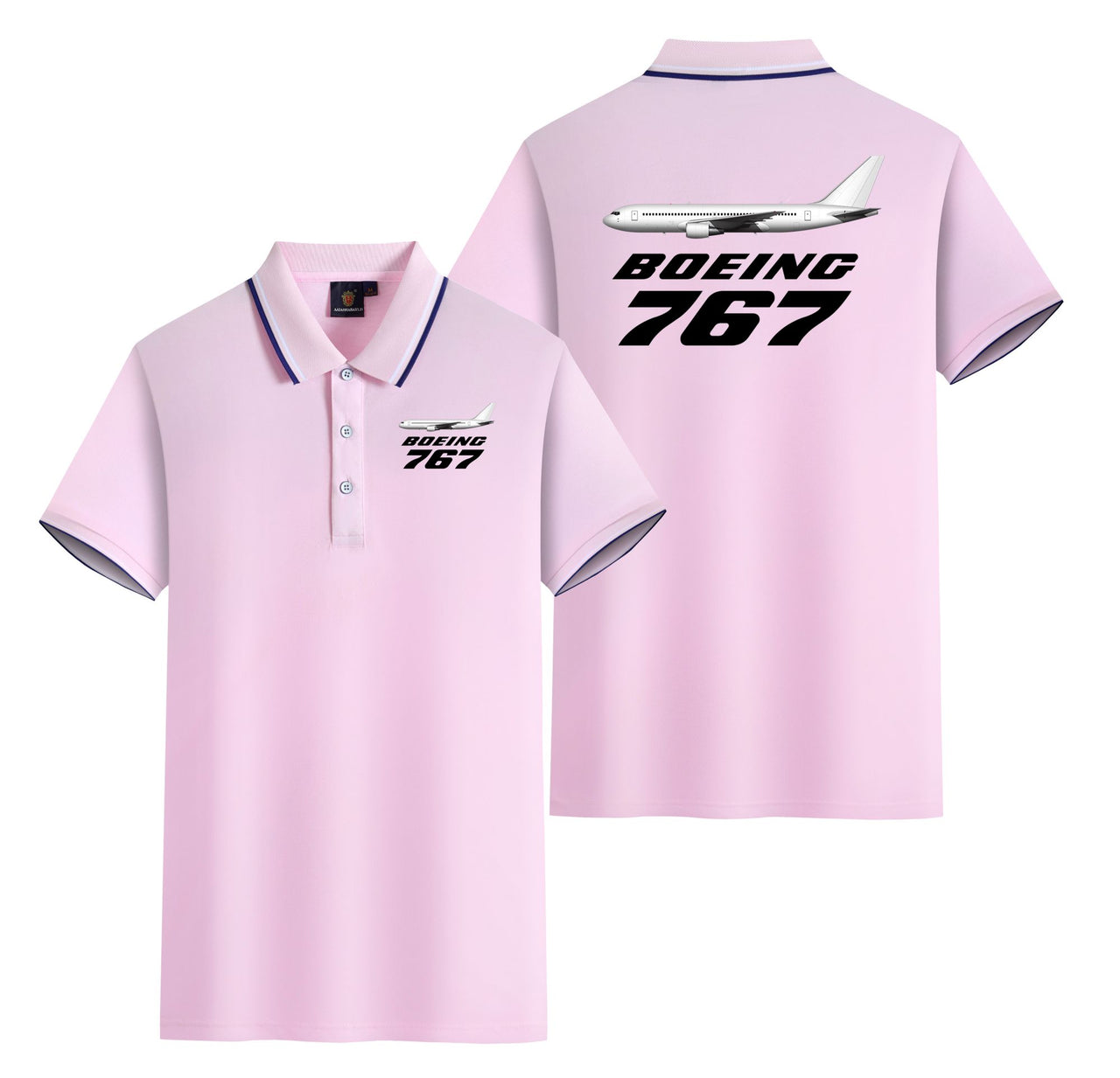 The Boeing 767 Designed Stylish Polo T-Shirts (Double-Side)