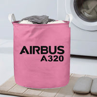 Thumbnail for Airbus A320 & Text Designed Laundry Baskets