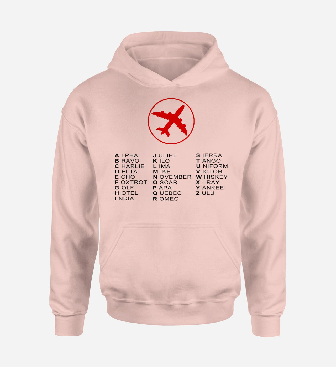 Aviation Alphabet 2 Designed Hoodies