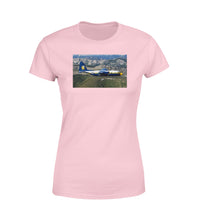 Thumbnail for Amazing View with Blue Angels Aircraft Designed Women T-Shirts