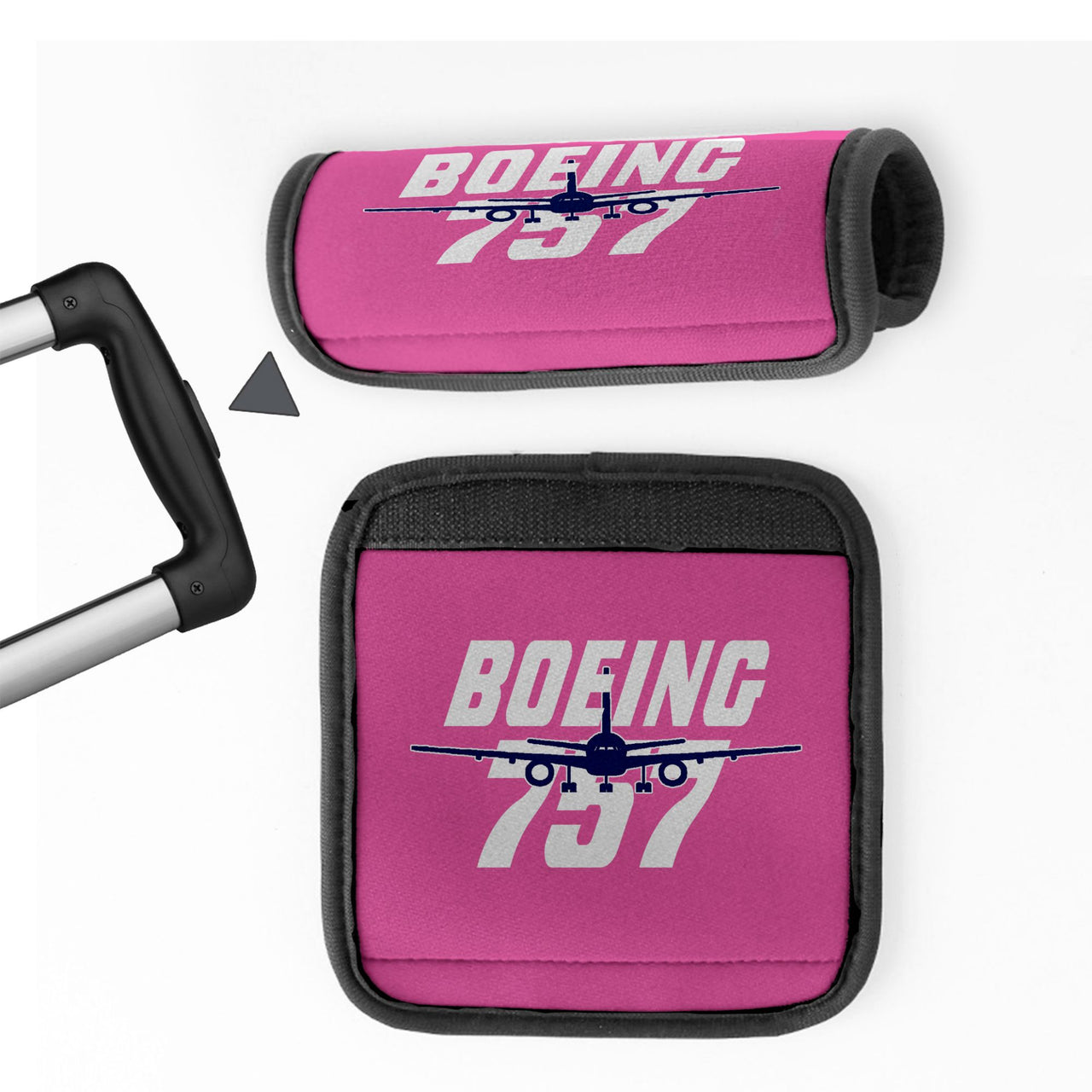 Amazing Boeing 757 Designed Neoprene Luggage Handle Covers
