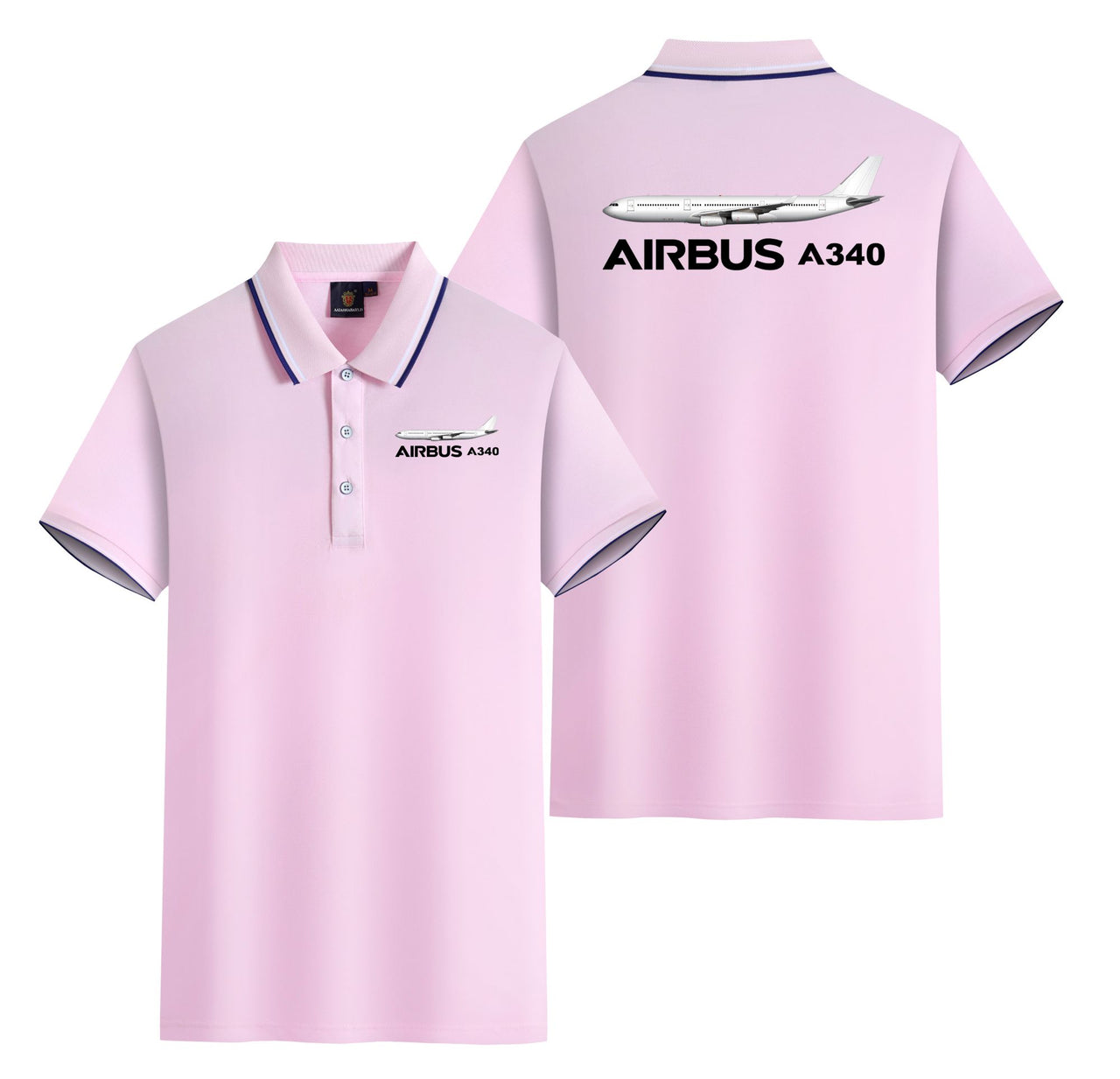The Airbus A340 Designed Stylish Polo T-Shirts (Double-Side)