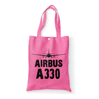 Thumbnail for Airbus A330 & Plane Designed Tote Bags