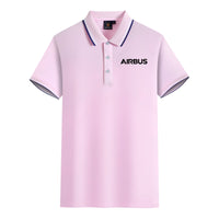 Thumbnail for Airbus & Text Designed Stylish Polo T-Shirts
