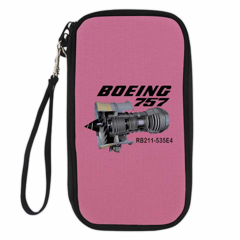 Boeing 757 & Rolls Royce Engine (RB211) Designed Travel Cases & Wallets