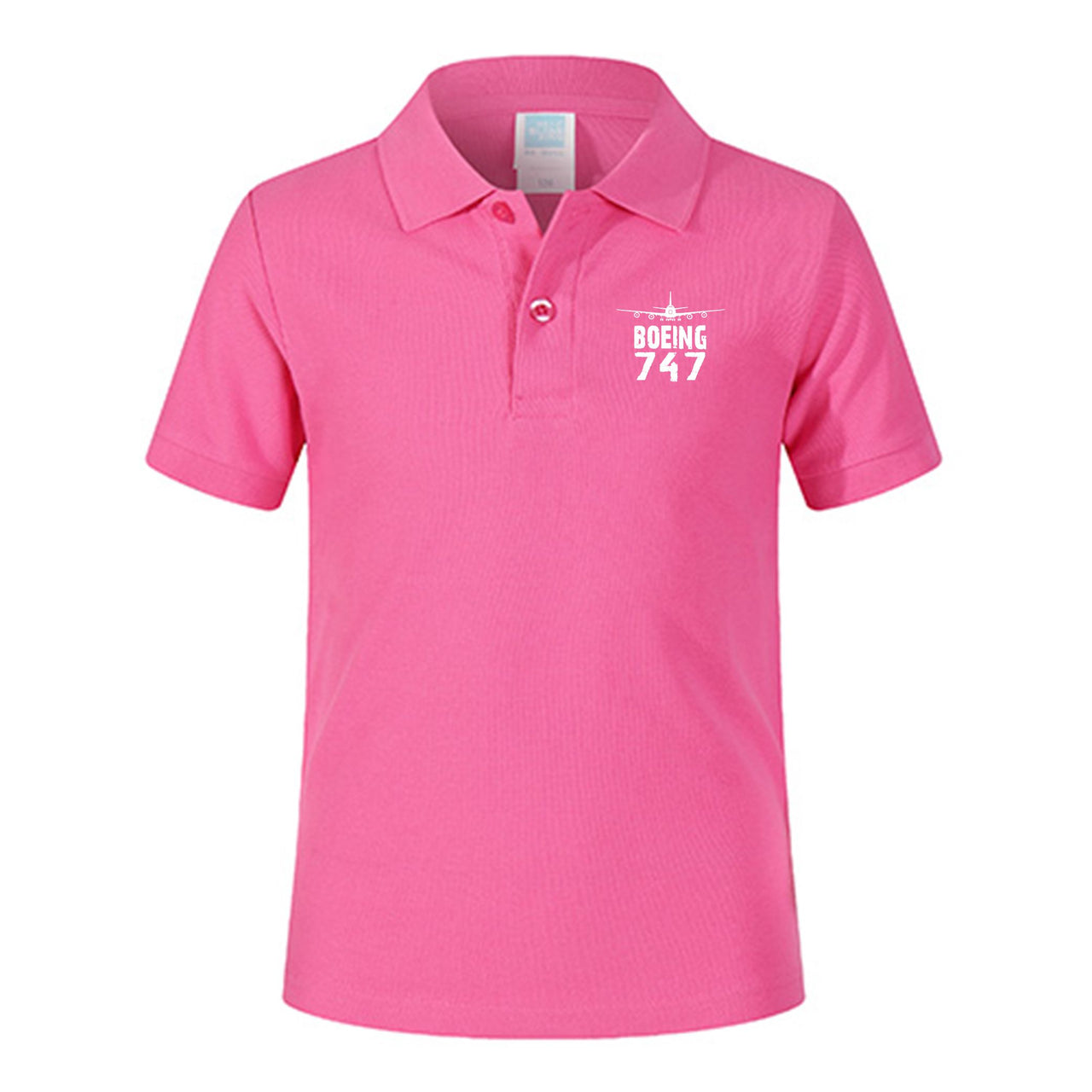 Boeing 747 & Plane Designed Children Polo T-Shirts