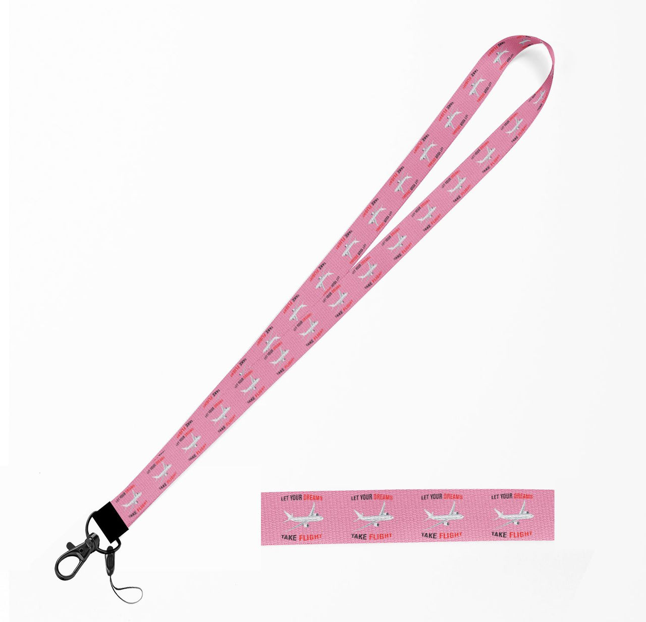 Let Your Dreams Take Flight Designed Lanyard & ID Holders