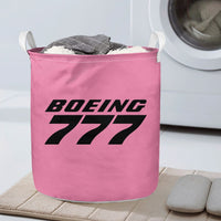 Thumbnail for Boeing 777 & Text Designed Laundry Baskets