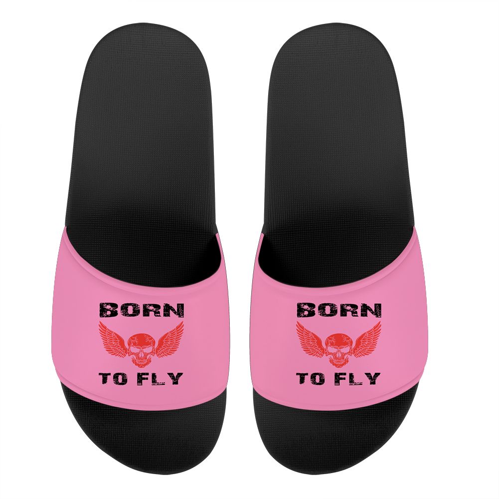 Born To Fly SKELETON Designed Sport Slippers