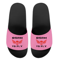 Thumbnail for Born To Fly SKELETON Designed Sport Slippers