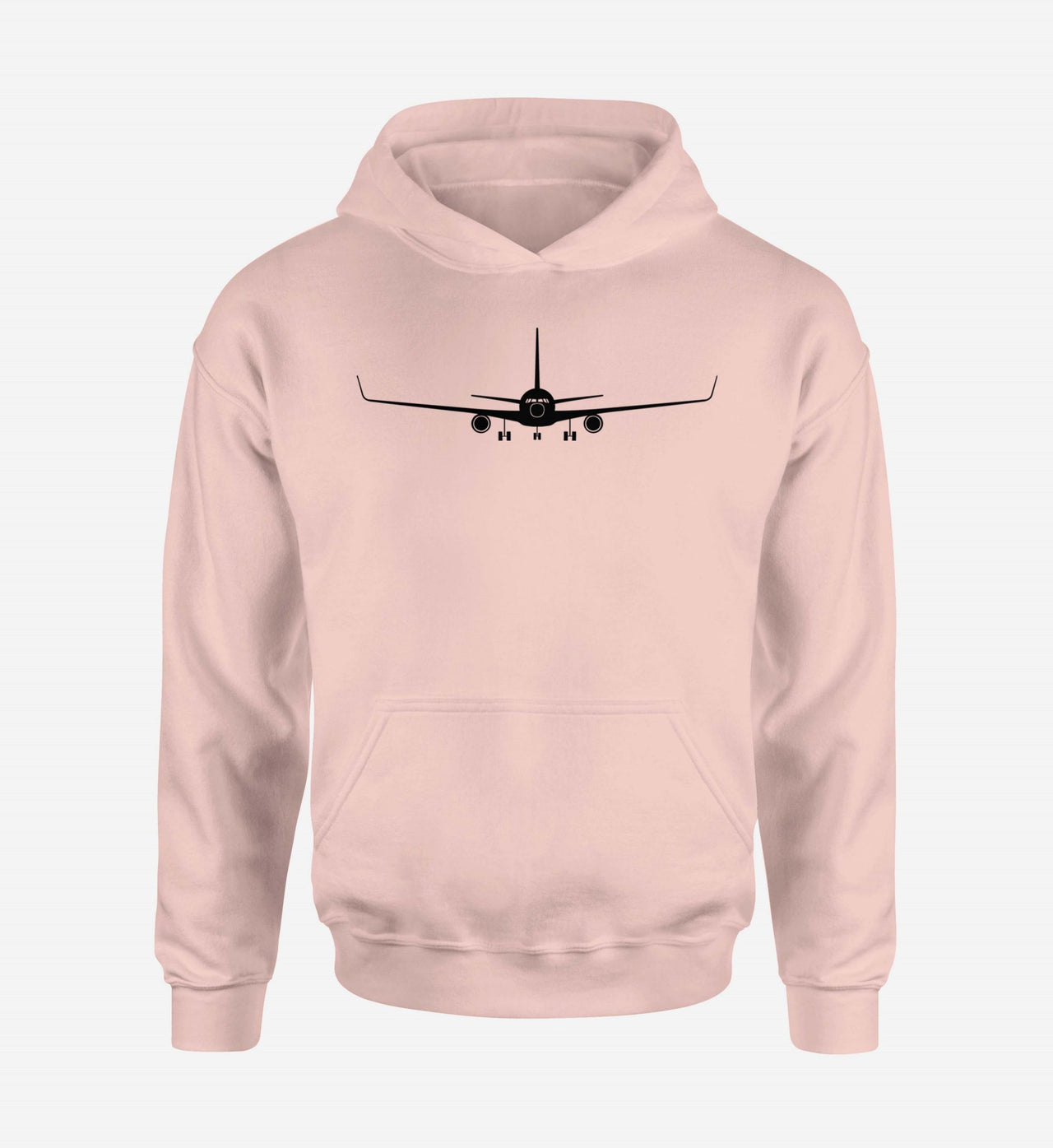 Boeing 767 Silhouette Designed Hoodies