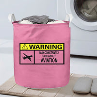 Thumbnail for Warning May Constantly Talk About Aviation Designed Laundry Baskets