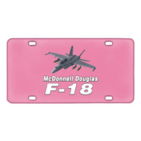 Thumbnail for The McDonnell Douglas F18 Designed Metal (License) Plates