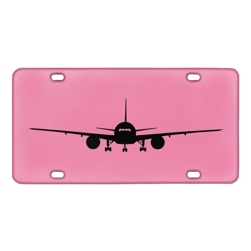 Boeing 777 Silhouette Designed Metal (License) Plates