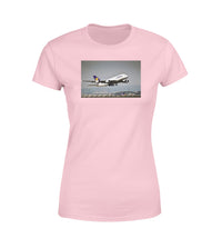 Thumbnail for Departing Lufthansa A380 Designed Women T-Shirts